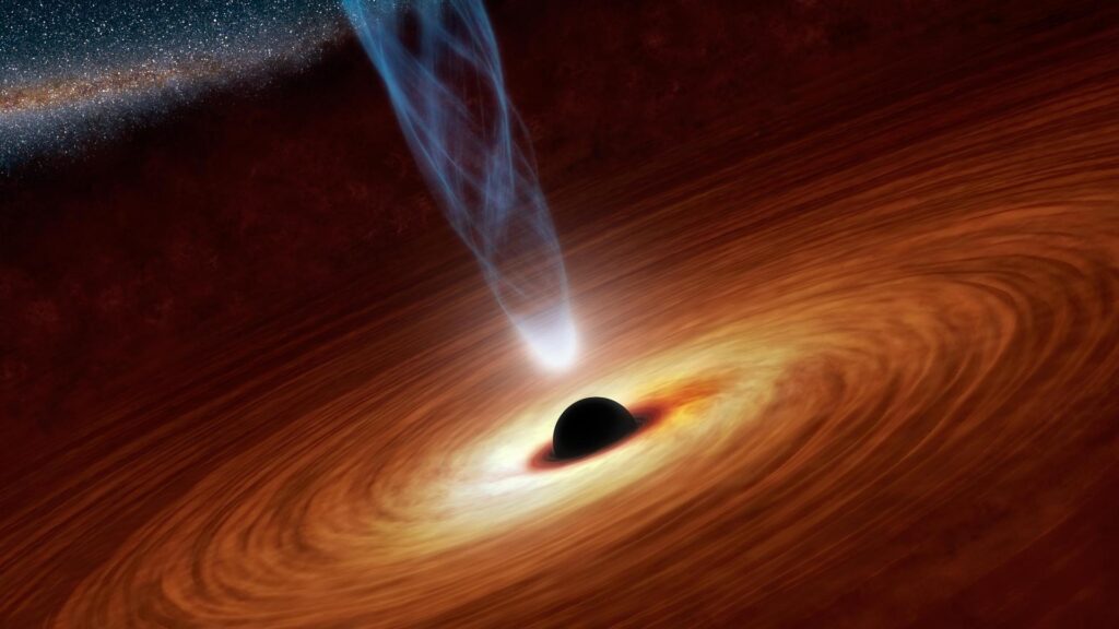 Black Hole eating a Star captured by NASA Space Psychiatrist